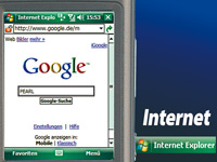 simvalley MOBILE Smartphone XP-25 mit Windows Mobile 6.1 VERTRAGSFREI simvalley MOBILE