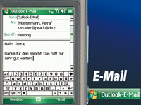 simvalley MOBILE Smartphone XP-25 mit Windows Mobile 6.1 VERTRAGSFREI simvalley MOBILE