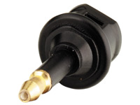 Audio-Adapter Toslink-Buchse auf Klinkenstecker 3,5mm optisch (S/PDIF) Toslink-Adapter