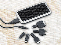 revolt Solar-Powerbank (3.000 mAh) für iPhone, Handy & USB-Geräte revolt USB-Solar-Powerbanks