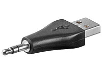 goobay Adapter Stecker USB A zu 3,5mm Klinke-Stecker, für iPod shuffle goobay iPod-Zubehör