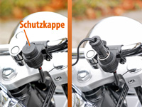 Euro Bord-Steckdose für Ihr Motorrad Motorrad Bord-Steckdosen