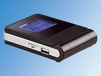 tka Köbele Akkutechnik 2in1-Akku-Ladegerät: Tischlader & LCD-Uhr inkl. 4 tka Power-Akkus tka Köbele Akkutechnik