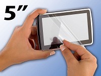 Somikon 4in1 Universal Schutzfolie bis 5" für Navi und Smartphone (adhäsiv) Somikon Displayfolien