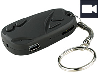 OctaCam Mini-Schlüsselbund-Videokamera im Fernbedienungs-Look OctaCam Schlüssel Kameras