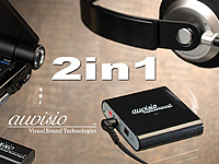 auvisio Funk-Audio-Set "WS-524.dual": Musik genießen & VoIP kabellos auvisio