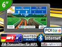 NavGear 6"-Navigationssystem StreetMate GTX-60-3D mit D/A/CH + HSE NavGear Software, Kartenmaterial Treiber auf Datenträger