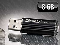PConKey USB-3.0-Speicherstick UPD-308, 8 GB, Aluminium PConKey Aluminium USB-Speicherstick