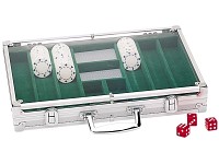 Grand Straight Royale Alu-Koffer für 410 Chips, rechteckige Form, mit Acryl-Deckel Grand Straight Royale