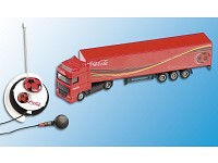 Coca-Cola-Truck "Fußball" 20 cm mit Ohr-Radio Coca-Cola-LKWs