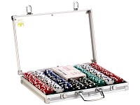 Grand Straight Royale Alu-Koffer "Dealer's Choice" mit Acryldeckel, mit 410 Chips Grand Straight Royale