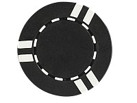 Grand Straight Royale 25 Spiel-Chips, schwarz-weiß im Stripes-Design, 11,5g Grand Straight Royale