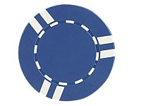 Grand Straight Royale 25 Spiel-Chips, blau-weiß im Stripes-Design, 11,5g Grand Straight Royale
