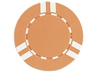 Grand Straight Royale 25 Spiel-Chips, orange-weiß im Stripes-Design, 11,5g Grand Straight Royale Poker-Chips