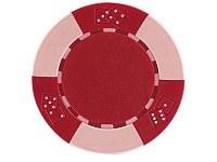 Grand Straight Royale 25 Deluxe-Chips 11,5 g Dice Design dunkelrot/hellrot Grand Straight Royale