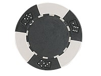 Grand Straight Royale 25 Deluxe-Chips 11,5 g Dice Design schwarz/grau Grand Straight Royale