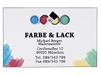 Sattleford 60 Visitenkarten gestanzt "Business Blade" 195 g/m² Sattleford Vorgestanzte Visitenkarten