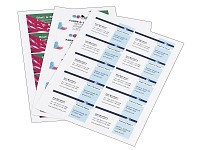 Sattleford 240 Visitenkarten gestanzt "Business Blade" 195 g/m² Sattleford Vorgestanzte Visitenkarten