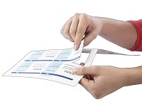 Sattleford 240 Visitenkarten gestanzt "Business Blade" 195 g/m² Sattleford Vorgestanzte Visitenkarten