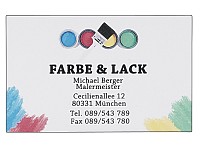 Sattleford 240 Visitenkarten gestanzt "Business Blade" 195 g/m² Sattleford Vorgestanzte Visitenkarten