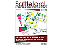 Sattleford 320 Visitenkarten beidseitig matt gestrichen 230 g/m² Sattleford Vorgestanzte Visitenkarten