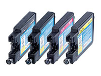 Cliprint ColorPack für Brother (ersetzt LC1240 BK/C/M/Y) Cliprint Multipacks: Kompatible Druckerpatronen für Brother Tintenstrahldrucker