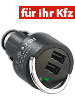 revolt Kfz-USB-Ladegert fr 12 & 24 V, 2,1 A revolt Kfz-USB-Netzteile fr 12/24-Volt-Anschluss