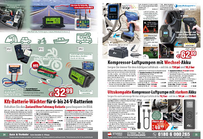 Lescars Batterietester: Kfz-Batterie-Wächter, Standort-Suche, Bluetooth,  App, 6/12/24 V, IPX7 (Auto-Batterietester)