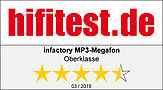 infactory Lautsprecher-Megafon: Extra-lautes MP3-Megaphon Premium, 25 Watt,  USB, SD(Versandrückläufer) (MP3-Megafon)